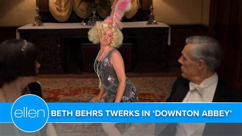 Beth Behrs Twerks in Downton Abbey